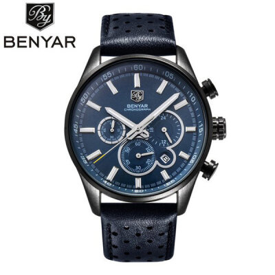 BENYAR/Foreign Brands/Men/Leather Watches/Casual/Formal Suit/Business Chinese/WATCH FOR MEN/Cowhide/