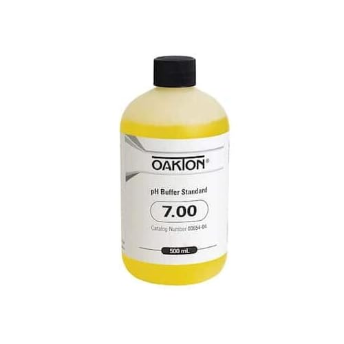 Oakton Buffer Solution, pH 7.00; 12 x 500 mL BottlesCs