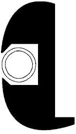 Taco Marine Flexible Rub Rail Kit, 1-1/16" X 11/16", Black with Black Insert, 70 Feet