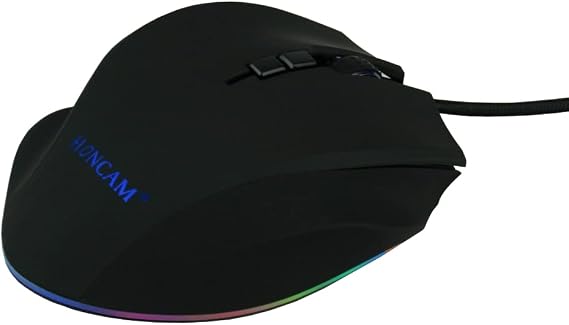 Banshee 5000 DPI Ergonomic Wired Gaming Mouse Optical Sensor 8 Buttons RGB Backlit