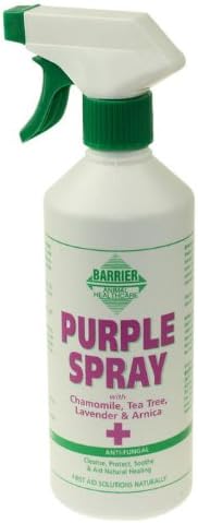 William Hunter Equestrian Barrier Purple Spray 500ml - Antibacterial, antifungal, antiviral spray for wounds, cuts, abrasions bites etc.