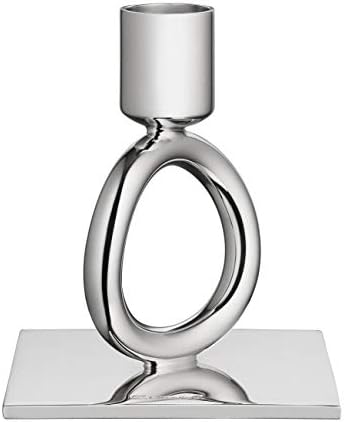 Christofle Vertigo Silver-Plated Single-Ring Candleholder #4210078