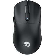 MAMBASNAKE M3 Wireless Gaming Mouse,39g Ultra-Lightweight BT/2.4GWireless/Wired Gaming Mouse,PAW3395PRO 40K DPI Optical Sensor,200Hrs Battery,Office Mice for PC/Win/Mac (Black)