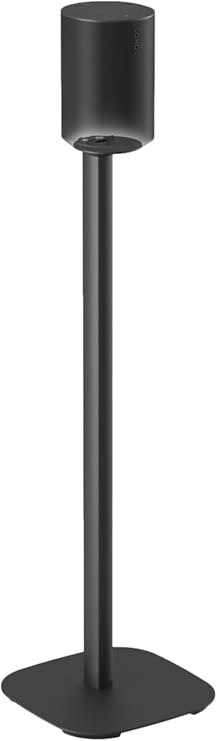 Vogel's SFS 4113 Stand Exclusively for Sonos ERA 100 Speakers High-Quality and Sophisticated Cable Concealing System Safe Thanks to TÜV-Tested Stability Height: 82 cm Black (1 Stand)