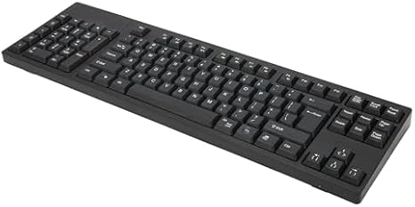 Left Handed Keyboard, 109 Keys Micro USB Ergonomic Layout Keyboard, Plug and Play Office Keyboard for Business Accounting Designer