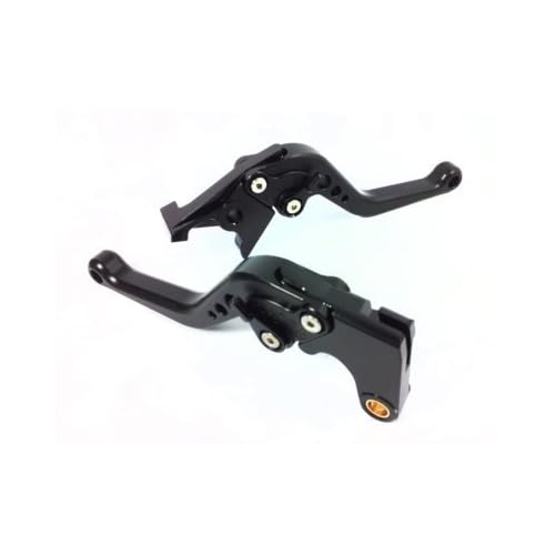 Pair Clutch Brake Levers SBB Short Black for Suzuki GSXR600 06 07 08 09 10