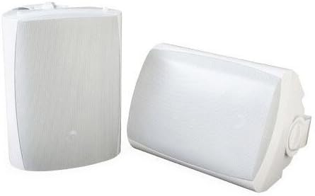 SunBriteTV All-Weather 6.5" Wall or Ceiling Mount Wired Outdoor Speaker Pair - White - SB-AW-6-WHT