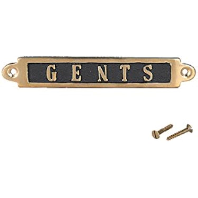 Dulton GS559-326GE Brass Sign Gents