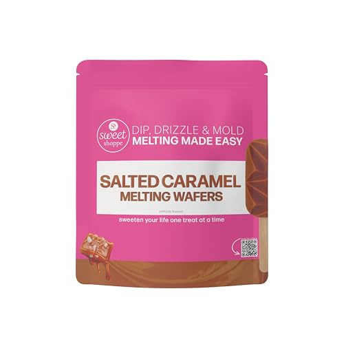 Sweet Shoppe Salted Caramel Flavored Melting Wafers, Easy to Melt Salted Caramel, 5 pounds