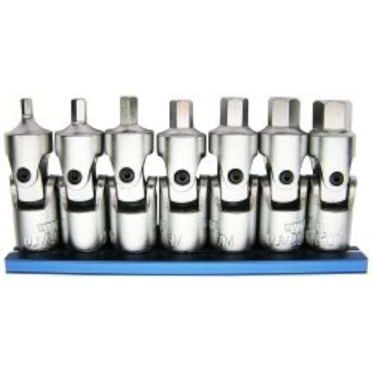 Vim Tools VIMUJM400 Universal Joint Metric Hex Driver Set, 3M - 10M