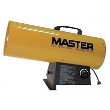 Master MH-150V-GFA-A 150000 BTU LP Forced Air Heater - Variable Output, for Garage, Construction & Shop Torpedo Salamander Heater