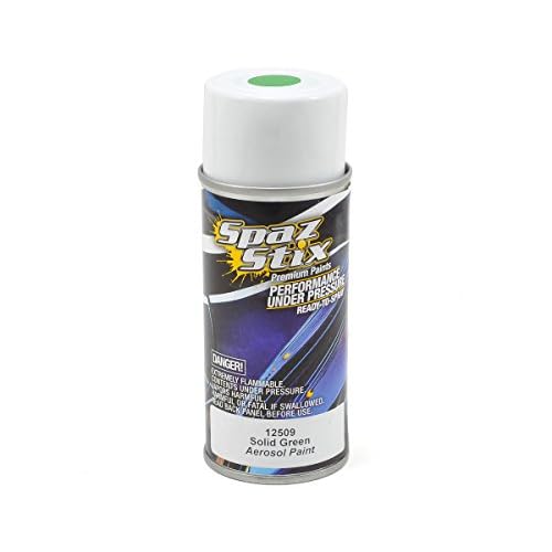 Spaz Stix Solid Aerosol Paint, Green, 3.5-Ounce