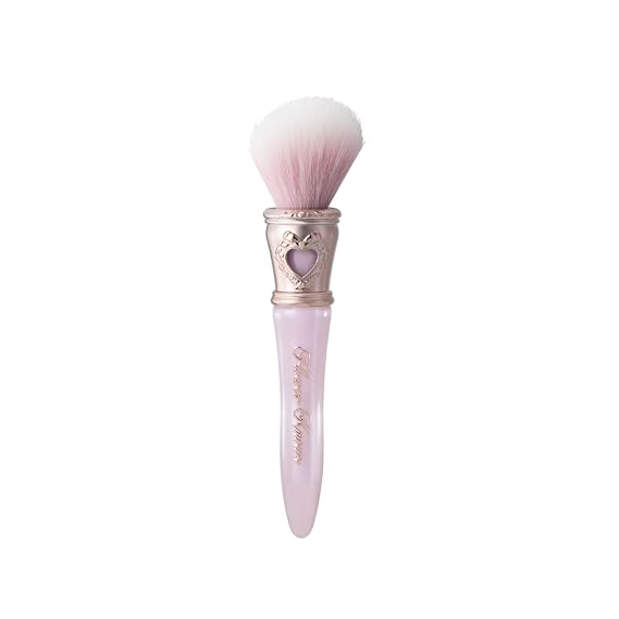 Flower Knows Bunny Garden Blush Brush,Soft Powder Brush For Cheeks,Face Makeup Brush For A Sculpted Look(Pearl Pink)