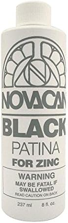 Bold 503112 Novacan Black Patina for Zinc44; 8 oz