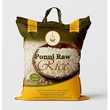 Shastha Ponni raw rice 20 lbs (Pack of 1) (B-L)