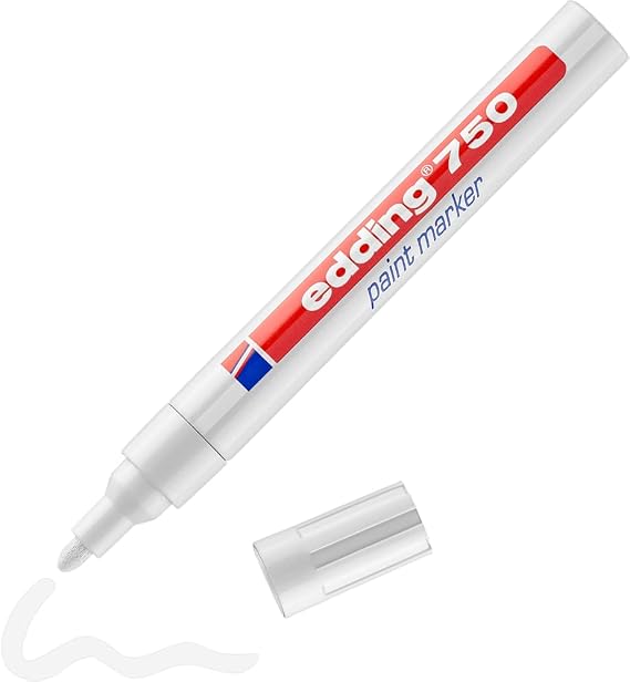 Edding 2-4 mm Permanent Marker - White