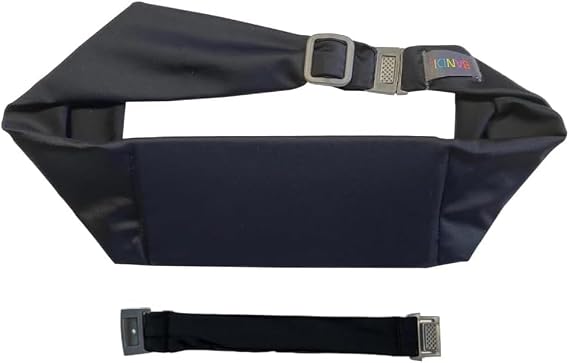BANDI Plus Size Fanny Pack for Women - Travel-Ready Pocket Belt with Secure Hidden Money & Running Belt for Phone, Passport, Keys, Medical Devices, Adjustable Fit, Comfortable (Black Solid)