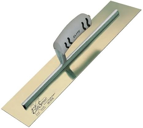 Kraft Tool CFE536PF Elite Gold Stainless Steel Trowel with ProForm Handle, 12 x 4-Inch