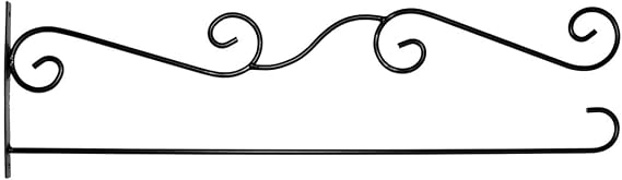 Briarwood Lane Wrought Iron House Flag Wall Bracket x