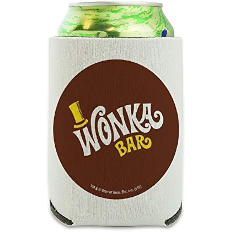 GRAPHICS & MORE Willy Wonka and the Chocolate Factory Foam Can Cooler - Beverage Insulator - Orange - 354.88 ml