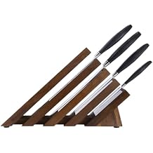 Messermeister Blacksmith 5-Piece Next Level Block Set - German Steel Blade & Ebony Pakkawood Handle - Handcrafted in Solingen, Germany