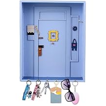 Key Holder, Friends TV Show Merchandise Cute Key Holder Friendship Gifts,Art Key Hold er,Handmade Wooden Key Hooks Key Hangers for Wall Decorative, Entryway, Bathroom, Living Room Office (Blue)