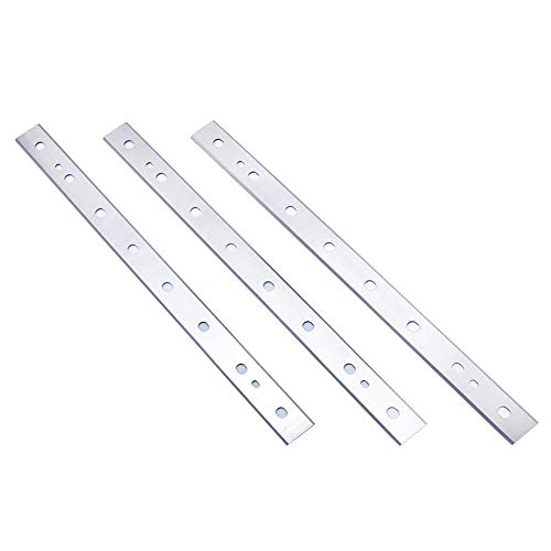 ELEPHAS -13 Inch Planer Blades for DeWalt DW735 Thickness Planer with HSS Double Edge Replacement Knives - 3 pcsBox