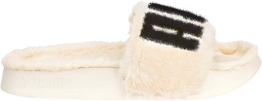 PUMA Womens Leadcat 2.0 Fuzz Slide Casual Sandals Casual - Black