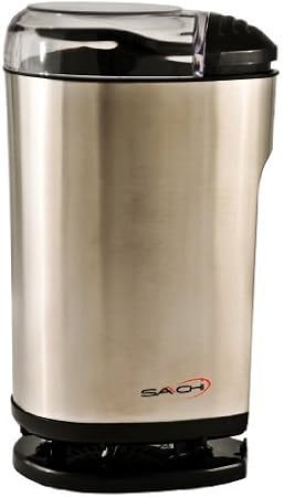 Saachi Coffee Grinder Rust Free Stainless Steel, Also Grinds Nuts and Spices in Seconds - A Very Popular Model