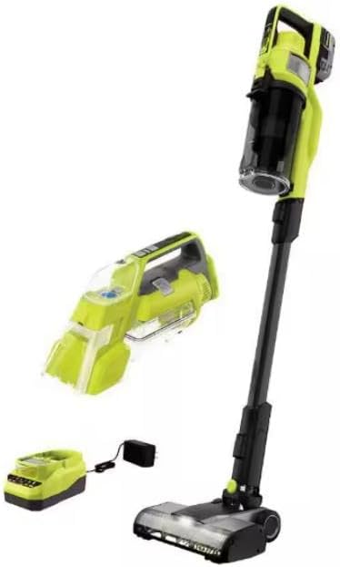 PBLSV716K-PCL756B Fits for Ryobi 18V Cordless Pet Stick Vacuum Cleaner Kit w/Battery, Charger, Cordless SWIFTClean Spot Cleaner