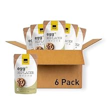 AcreMade Plant-Based Egg Replacer for Baking, Vegan Egg Powder, Whole Egg Replacer, Gluten-Free, Soy-Free, Non-GMO, Shelf Stable, Natural Egg Substitute and Replacement for Baking, Top 9 Allergen-Free (6 oz (Pack of 6))