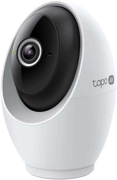 Tapo C260 | Akıllı Wi-Fi Güvenlik Kamerası | 4K 8MP | Yüz Tanıma | AI Algılama | Gelişmiş Gece Görüşü | Fiziksel Gizlilik | 360° Görüntüleme | Çift Yönlü Ses | microSD & Bulut Destekli