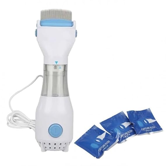 Electric Lice Vacuum Comb for Hair Treatment and Removal - Hair Cleaner