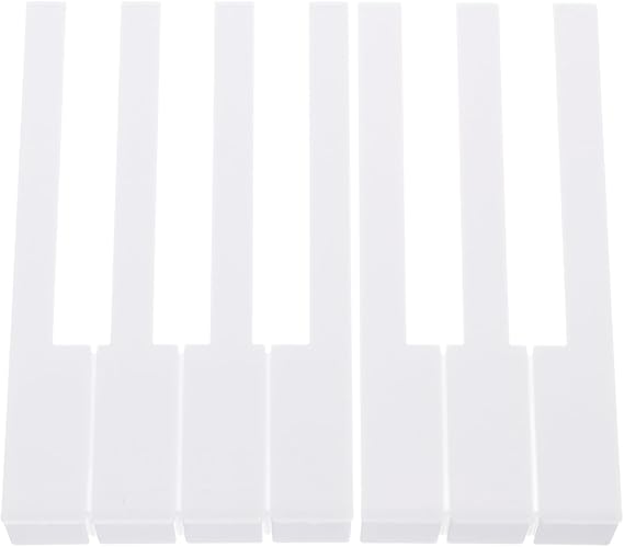 Piano Key Repairing Tools Replacement Key Tops for Upright and Vertical Pianos Keyboard Repair Accessories 6.26X3.7In