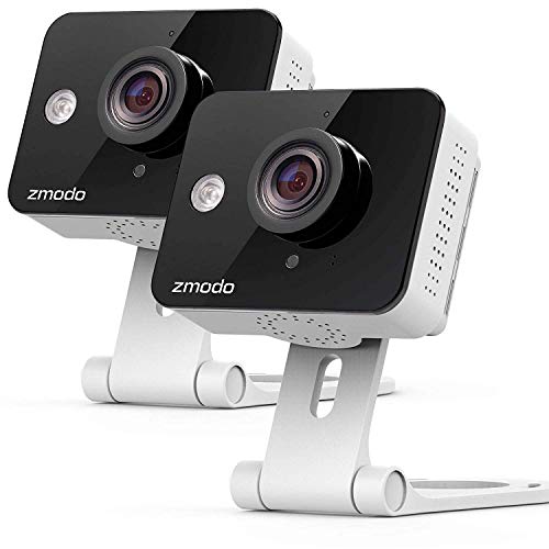 Zmodo Two-Way Audio Mini WiFi Home Security Camera 2 Pack