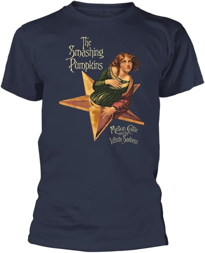 Plastic Head The Smashing Pumpkins 'Mellon Collie Album' Blue T-Shirt X-Large