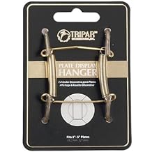 TRIPAR 3-5 Inch Brass Plate Wire Wall Plate Hanger
