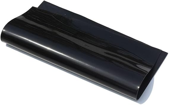 Silicone Rubber Sheet, 500x500mm Heat-Resistant Plate Translucent Mat Black/White Thickness 0.5/1/1.5/2/3/4/5mm 1PC(Black,5mm)