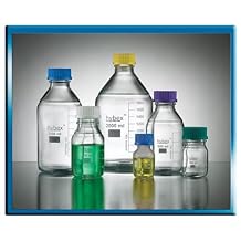 Benchmark Scientific B3000-250-P Hybex Borosilicate Glass Media Storage Bottle, 250 mL with Standard, Purple Cap (Pack of 10)