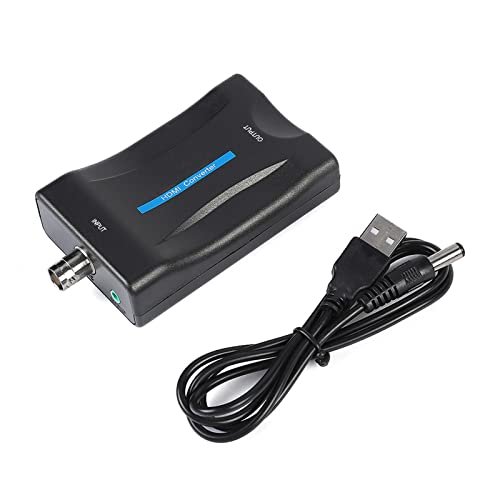 Yosoo Health Gear BNC to HDMI Video Converter, 720p1080p Switch, Coax to HDMI Transfer for CCTV Security Camera to HD Monitor Projector Computer