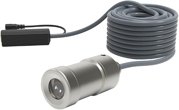 Mini Underwater IP Camera 50FPS 1080P HD Titanium Pressure Resistant 1000m for Deep Sea Scientific Research & ROV Operations with 32FT Cable