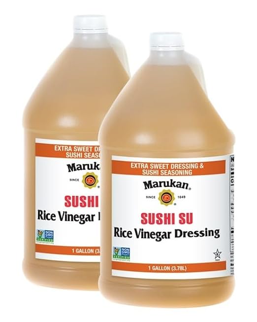 Marukan Sushi Rice Vinegar Dressing ("Sushi-su"), 1 Gallon (Pack of 2)