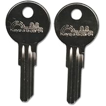 MF200 Replacement Key Cut to Code on Y12 Blank for Yale and Shaw Walker Locks | KEYSALACARTE