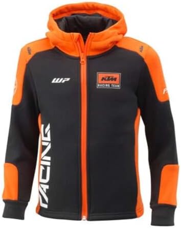KTM PowerWear 2024 Youth Team Zip Hoody - BlackOrange, 8-10 Years