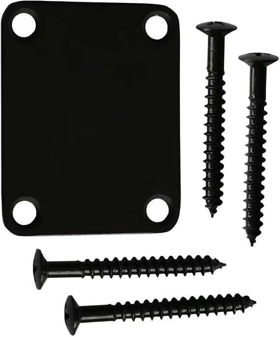 Guitar Neck Plate Neck Joint Back Mount Plate for Bolt-on Guitar