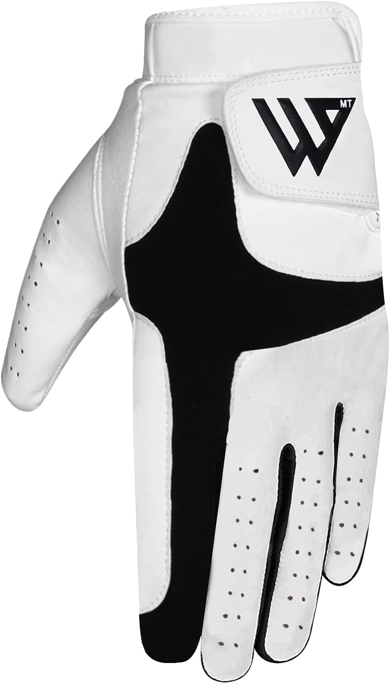 WESTWOOD FOX Golf Glove Men Left Hand Right Non Slip Leather Grip Golfer Trolley Flexible Wear Durable Golfing Performance