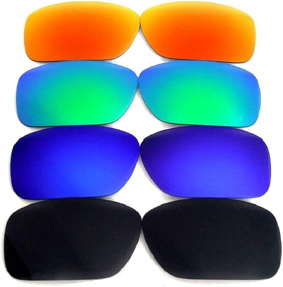 Galaxy Replacement lenses For Oakley Fuel Cell Polarized Black/Blue/Titanium/Red