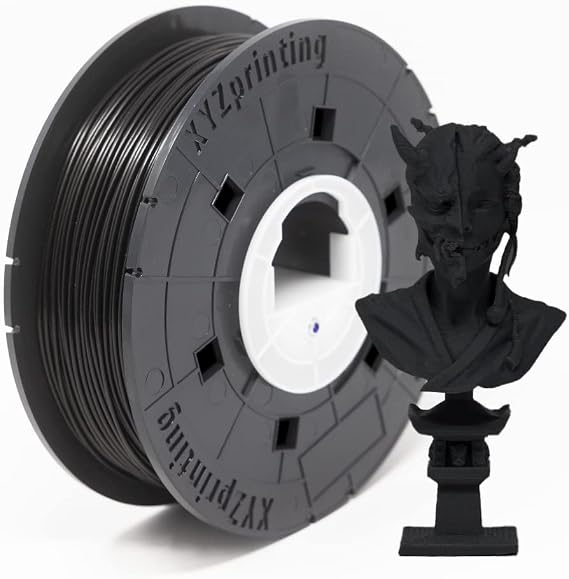 XYZPrinting ABS 3D Printer Filament, No NFC, Dimensional Accuracy +/- 0.02 mm, 1kg Spool, 1.75 mm, BLACKN