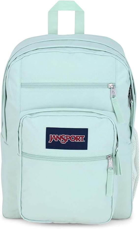JANSPORT Large Backpack, 15 Inch Laptop Compartment, Green, Einheitsgroe, BIG STUDENT