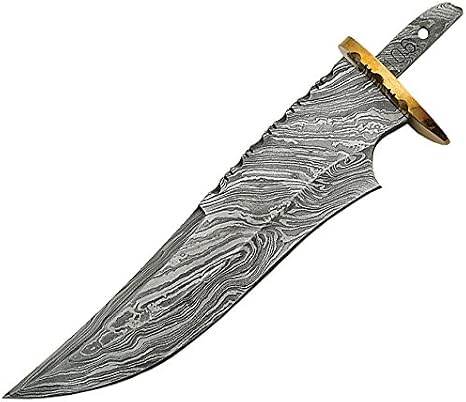 Knifemaking BLSODMB3-BRK Damascus Blade with Sheath